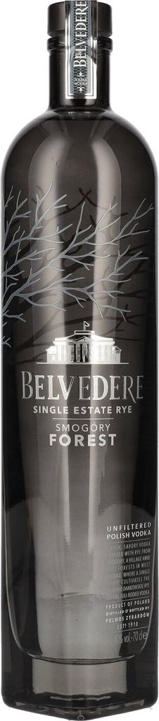 Vodka Belvedere Diamond Smoggy Forest 70cl Wodka Polen  Produktbild 