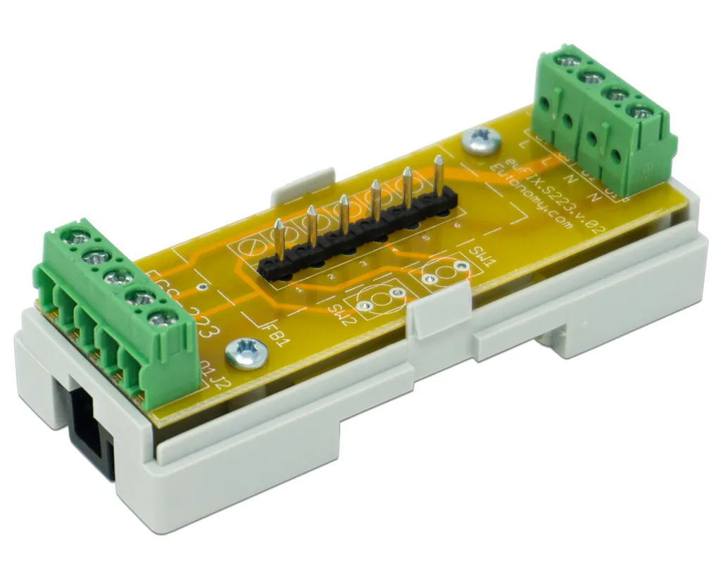 Support Rail DIN pour Centraliser votre Domotique avec euFix D212NP