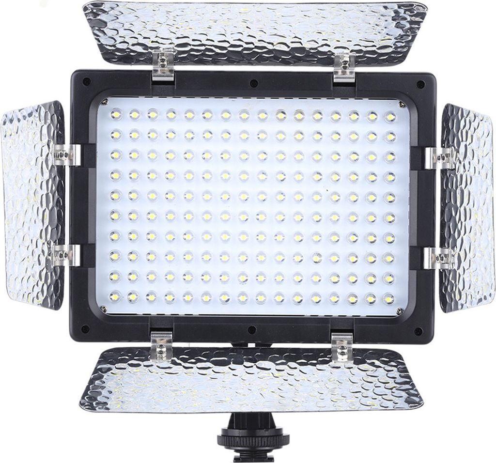 Andoer W160 Video Fotografie Licht Lampe Panel 6000K 160 LEDs fuer DSLR-Kamera DV Camcorder