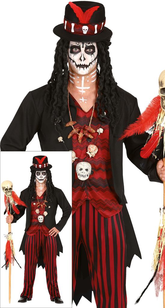 Voodoo Shaman Kostium na Halloween Magiczny kombinezon Zdjęcie produktu 