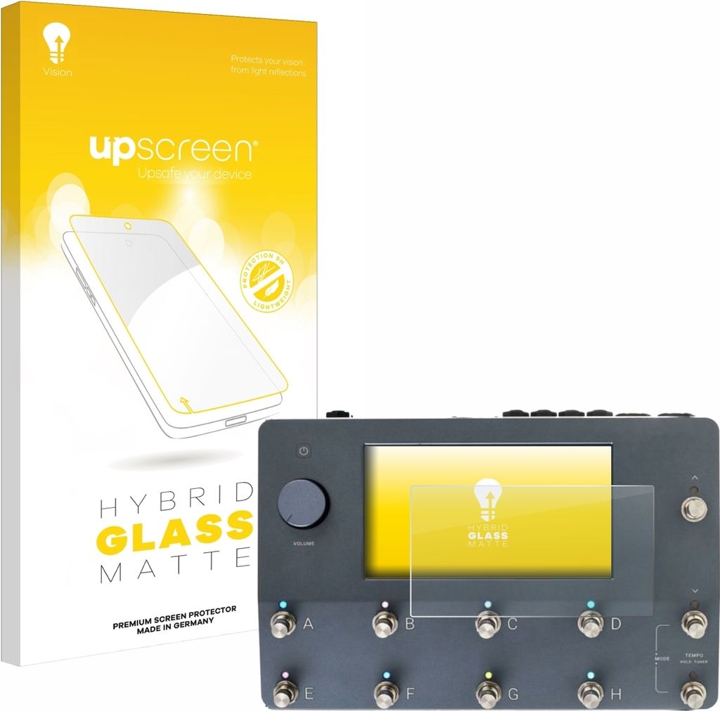 upscreen Entspiegelungs Schutzglas für Neural DSP Quad Cortex Schutzfolie Panzer Folie Glas Display Schutz matt