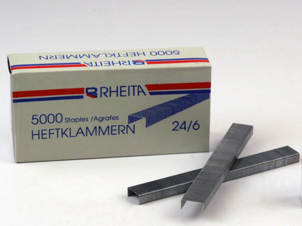 10.000 (2x 5.000) Heftlammern No. 24/6