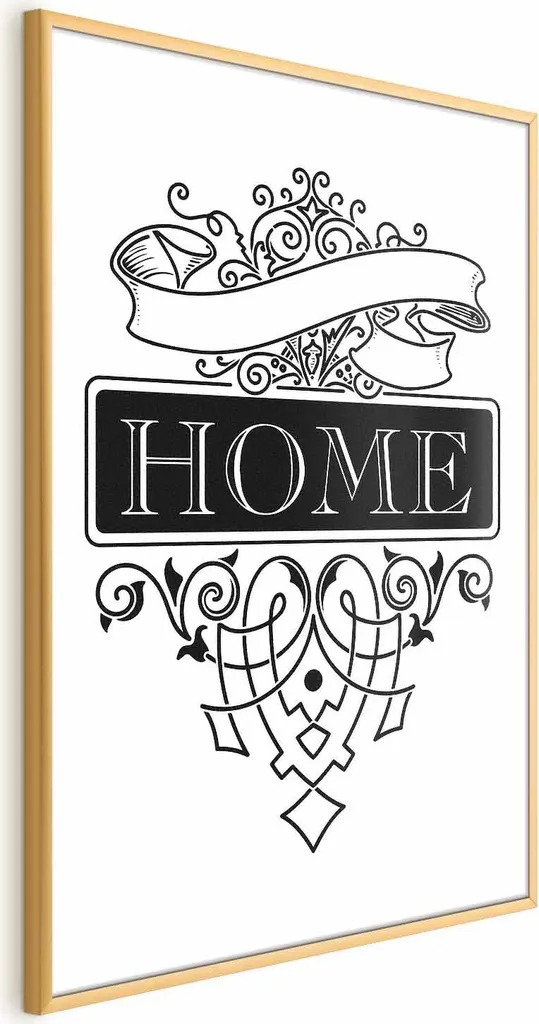 Cornice Oro 40x60 per Poster Casa Moderni - Finitura Gold Satinata