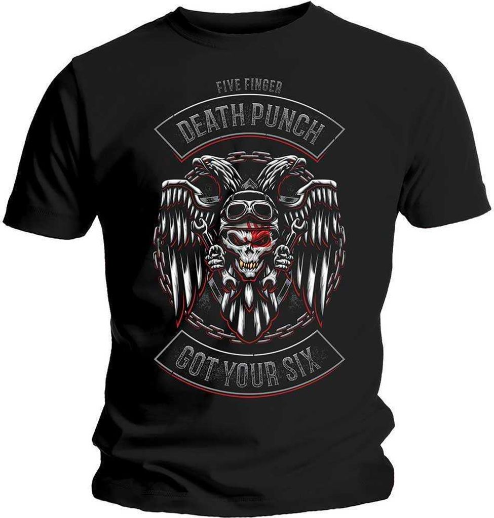 Five Finger Death Punch T-Shirt - Biker Badge S Produktbild 