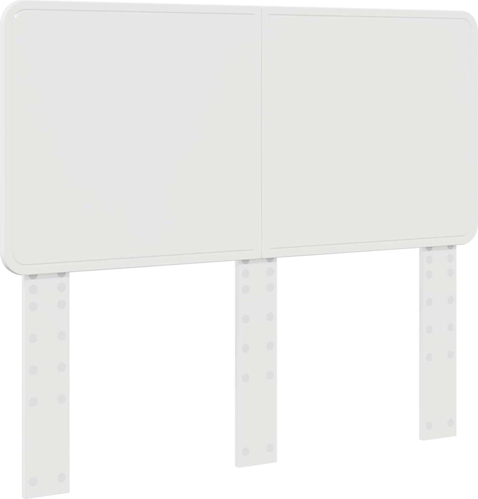vidaXL Kopfteil Glänzend Weiß 100 cm Holzwerkstoff