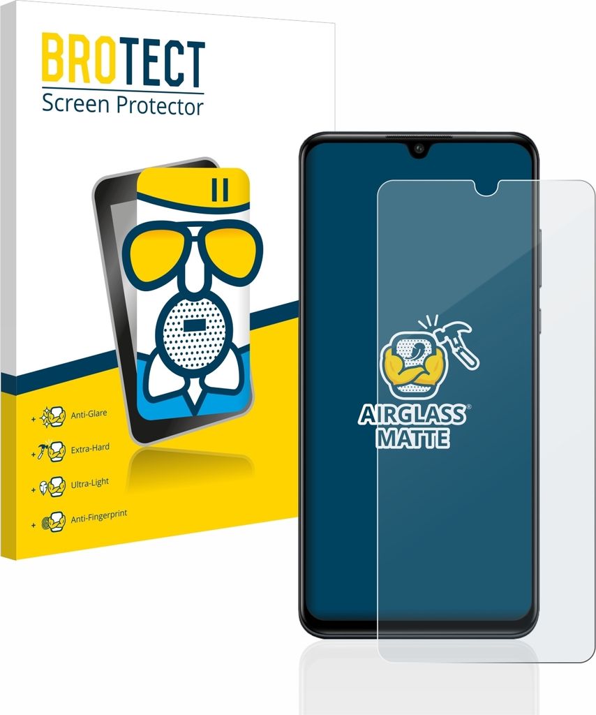 BROTECT Entspiegelungs Schutzglas für Huawei P30 lite / New Edition Schutzfolie Panzer Folie Glas Display Schutz matt
