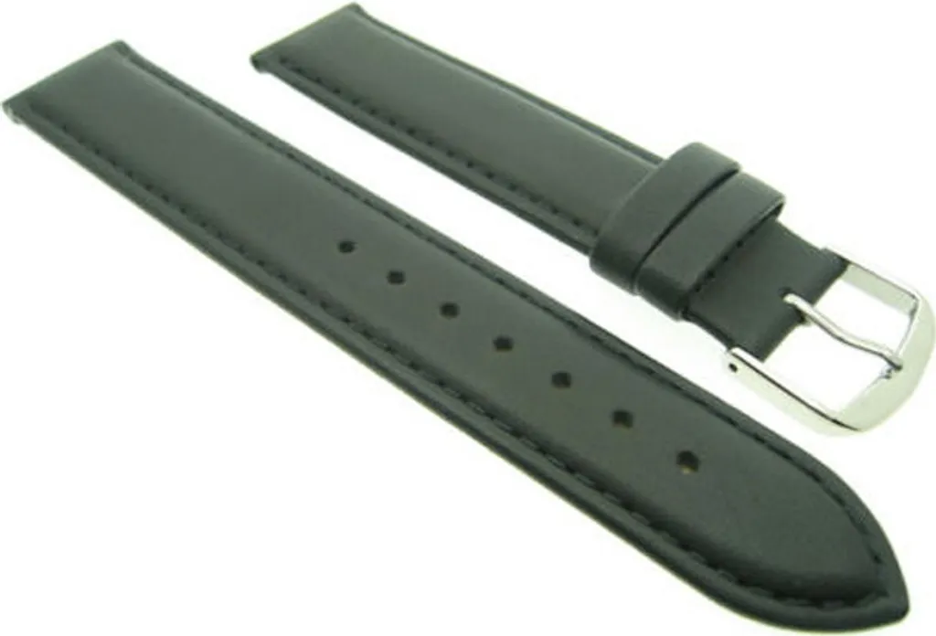 Cinturino Orologio 12mm Rece Mona Nero | Pelle Soft Touch Elegante