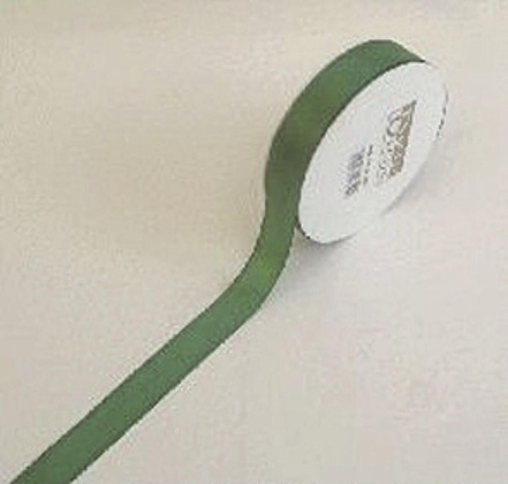 Goldina 8445025590050 Basic Taftband - 25 mm x 50 m, dunkelgrün