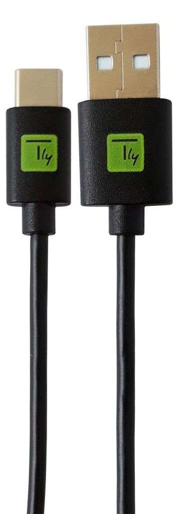 Techly USB2.0 Kabel ST Typ-A - ST Typ-C schwarz, 0.1m
