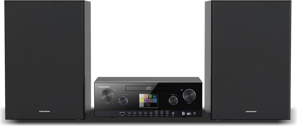Grundig CMS 5000 BT, Heim-Audio-Mikrosystem, Schwarz, Produktbild 