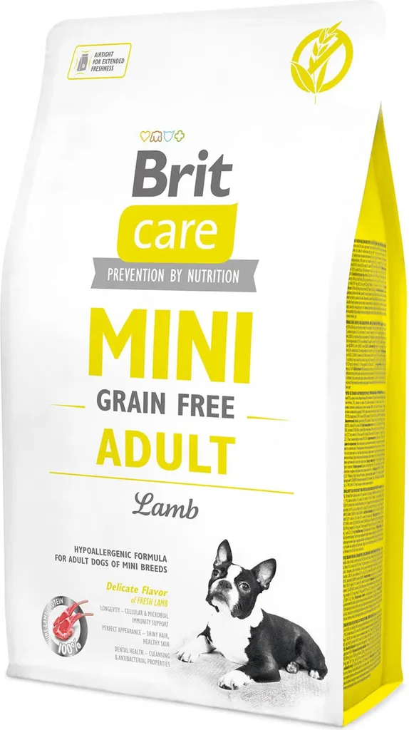 Brit Care Adult Mini Agnello Grain Free 2kg - Crocchette Premium Cani