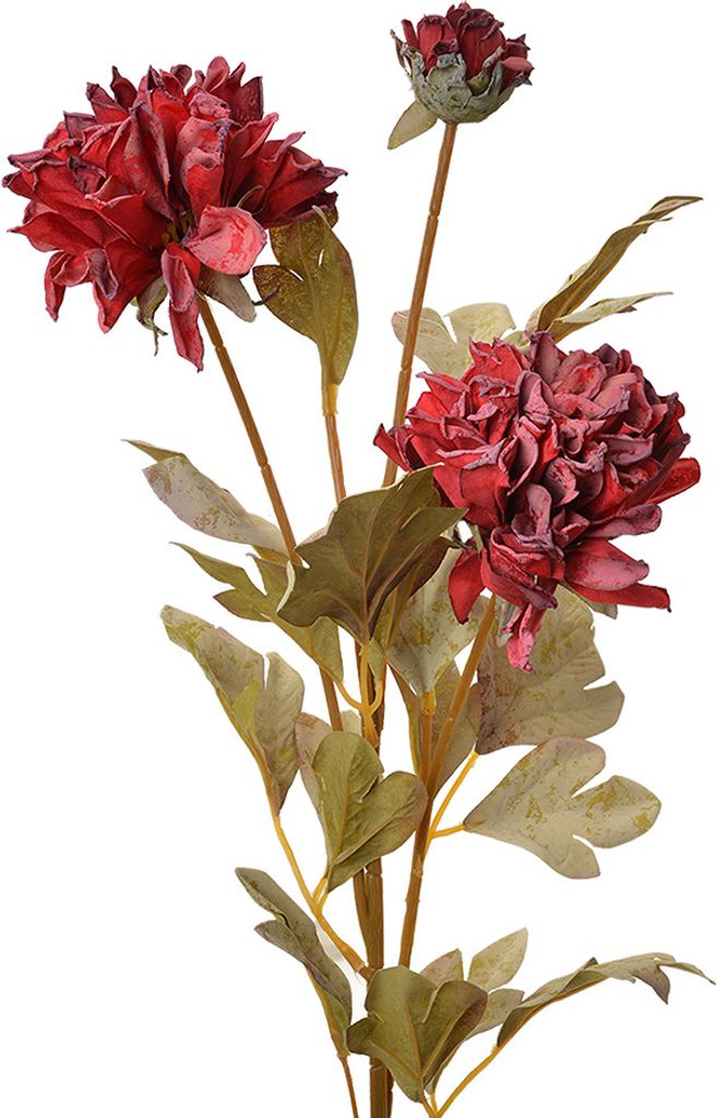 Clayre & Eef Kunstblume 68 cm Rot Kunststoff