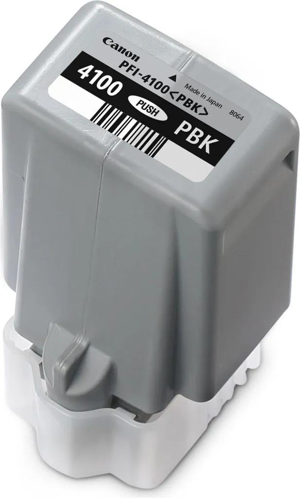 Canon PFI-4100 PBK Noir Photo : Finis les Tirages Ternes et Grisés