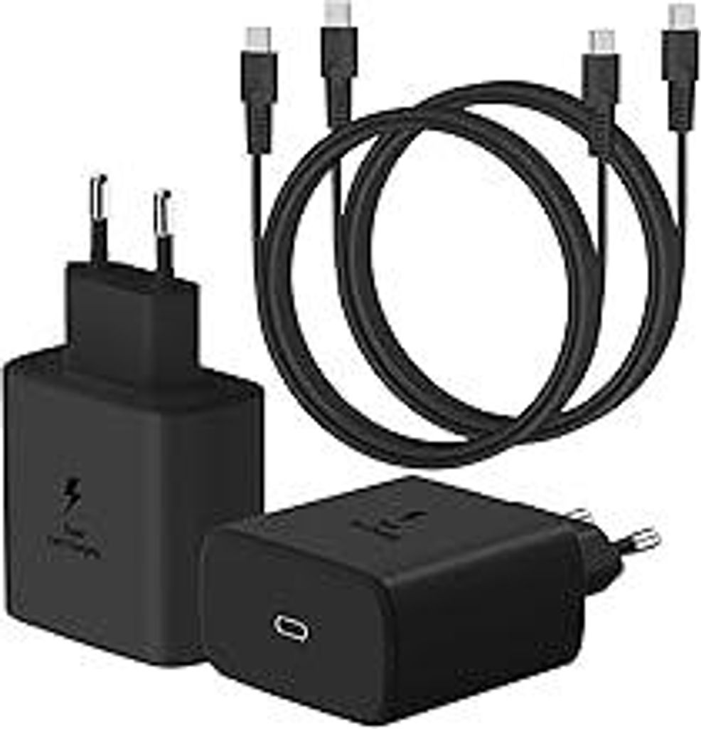 45W USB C Ladegerät, USB C Schnellladegerät PD 3.0 GaN für Samsung Galaxy S25 S24 S23 S22 S21, Original-Ladegerät mit 2M Ladekabel für iPhone ...