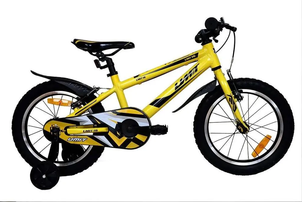 Bicyclette Enfant 16 Pouces Umit 160 Jaune - Vélo pour Garçon Robuste