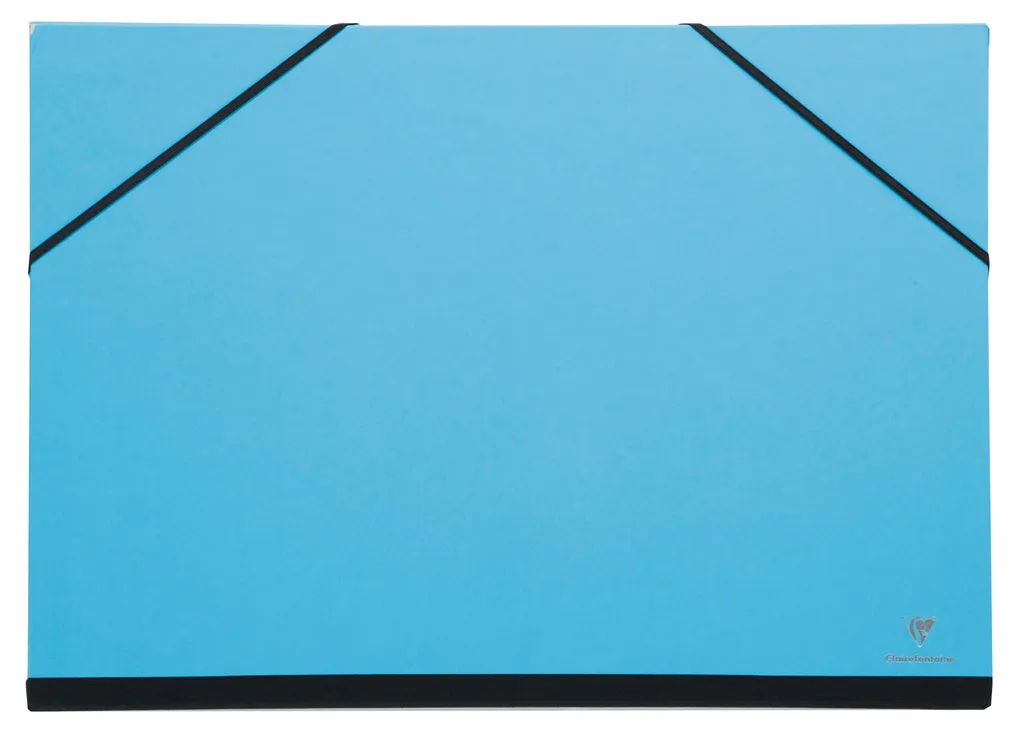 Clairefontaine Porte-documents 52x72cm Turquoise pour Dessins et Plans