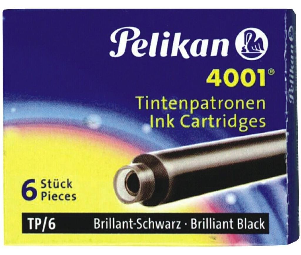 Pelikan TP/6, Schwarz, Schwarz, Füllfederhalter, CE, 6 Produktbild 