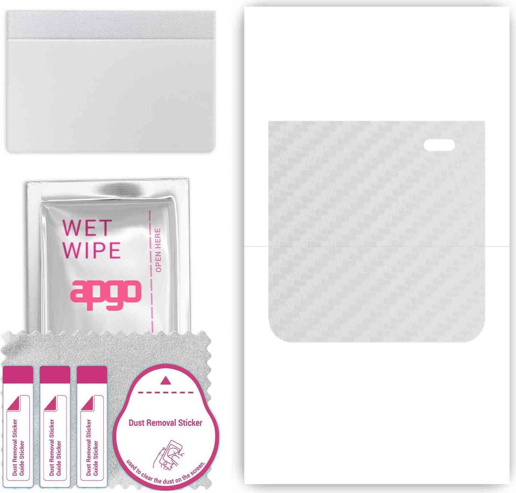 apgo Rückseite Schutzfolie, Skin, kompatibel mit Honor Magic V Flip, Hinten Displayschutzfolie aus Vinylfolie, kratzfest, einfache Montage - Trans...