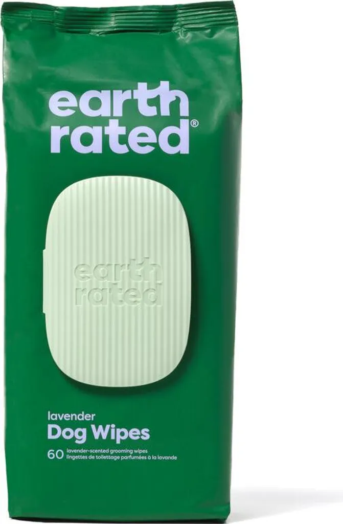 Earth Rated Salviette Lavanda Ipoallergeniche Cani e Gatti