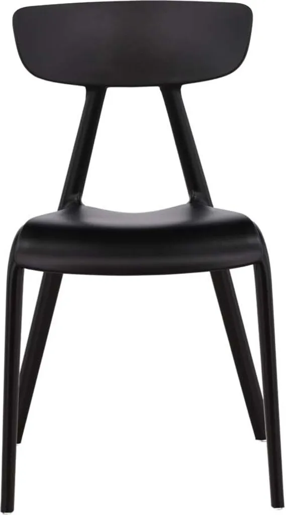 Chaise de cuisine Ursholmen noire assise ergonomique et design moderne