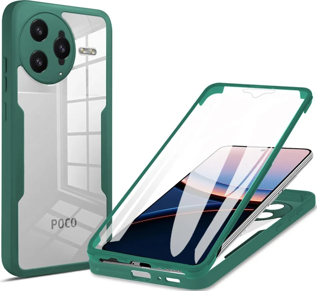 Custodia Professionale 360° Poco F7 Ultra / Redmi K80 Pro Verde