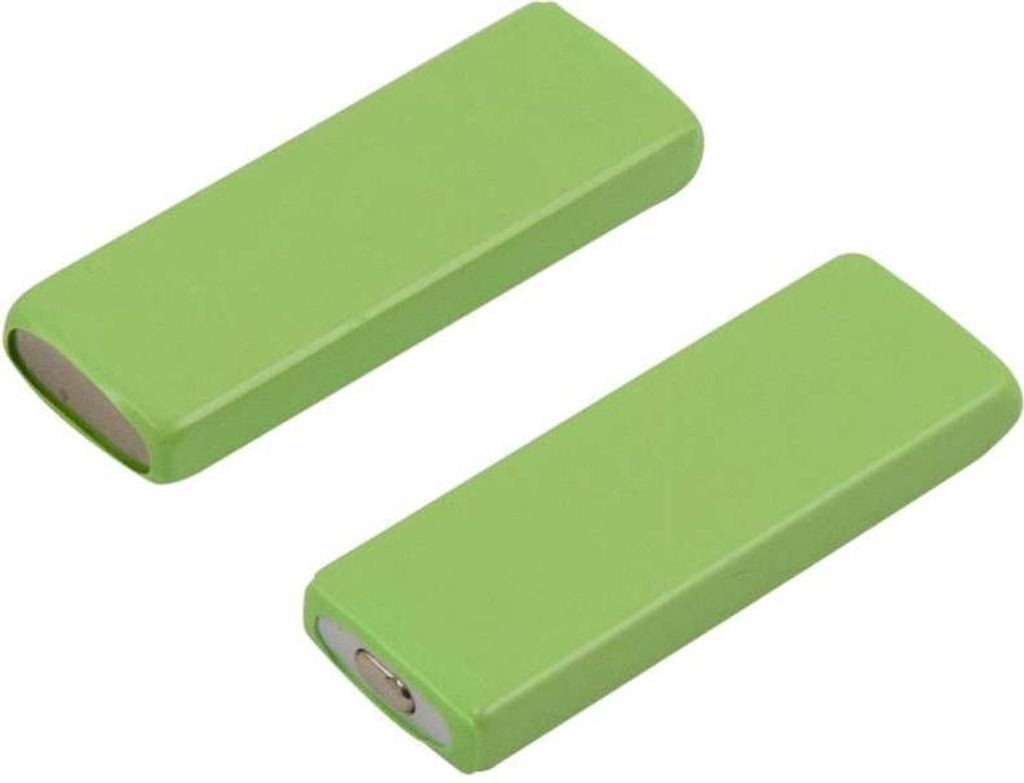 Avizar, 2 x NiMH Akkus 1,2 V 880 mAh für Hagenuk HomeHandy Pico, Grün