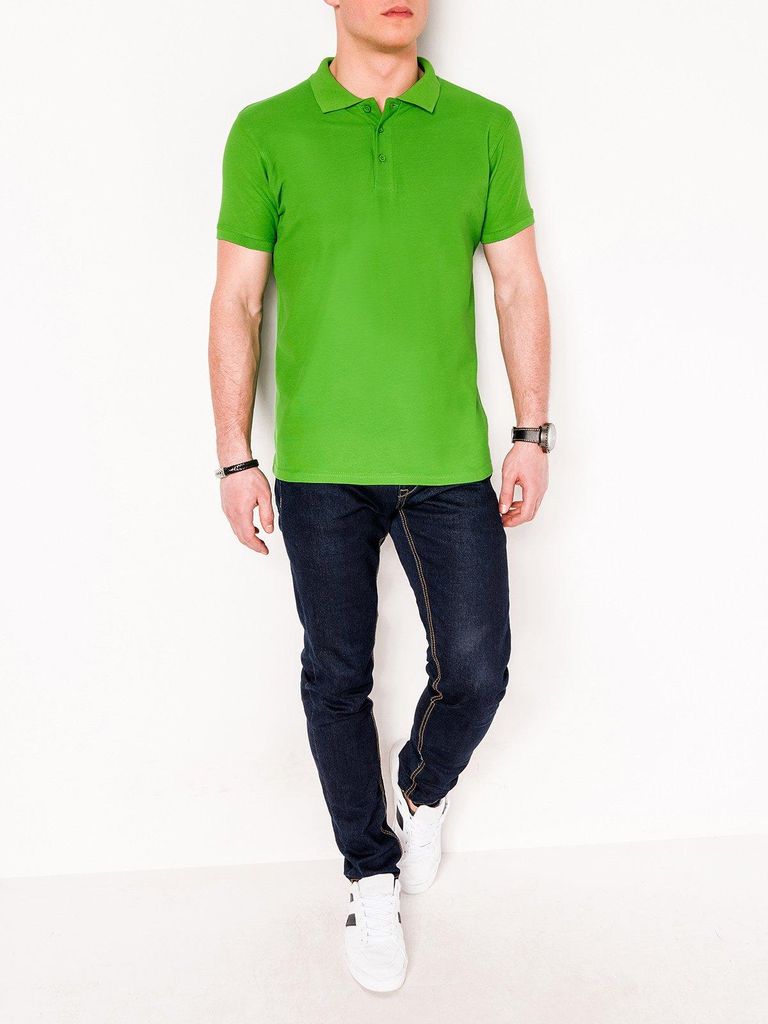 Ombre Clothing Kurzarmhemd für Männer Sheer hellgrün XXL