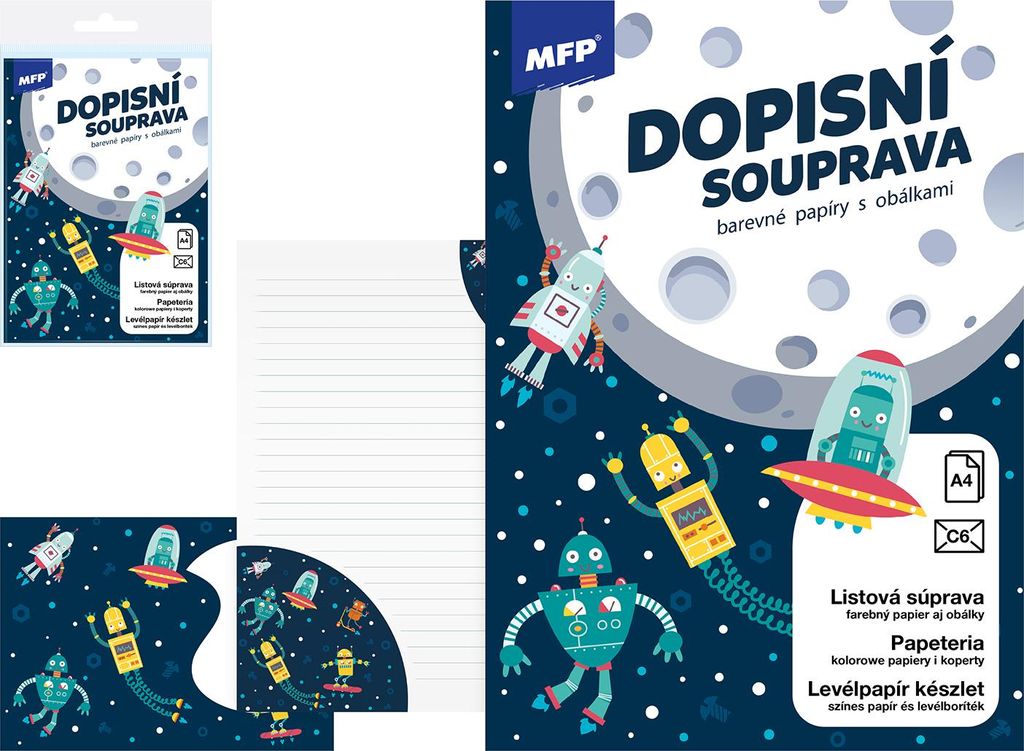 MFP Briefpapier farbig LUX 5+10 (Space)