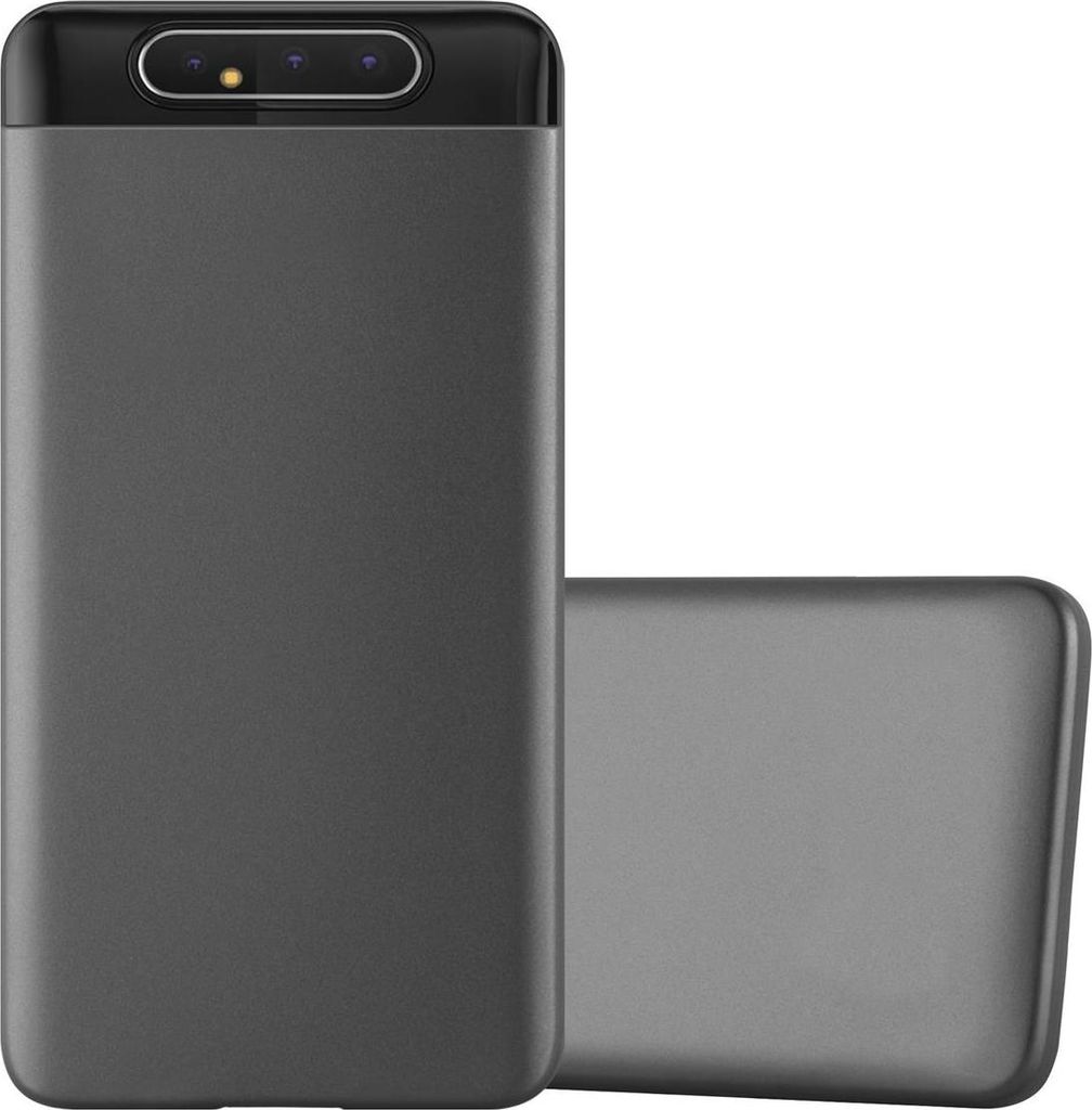 Cadorabo Schutzhülle für Samsung Galaxy A80 / A90 4G Hülle in Grau Handyhülle TPU Silikon Etui Cover Case
