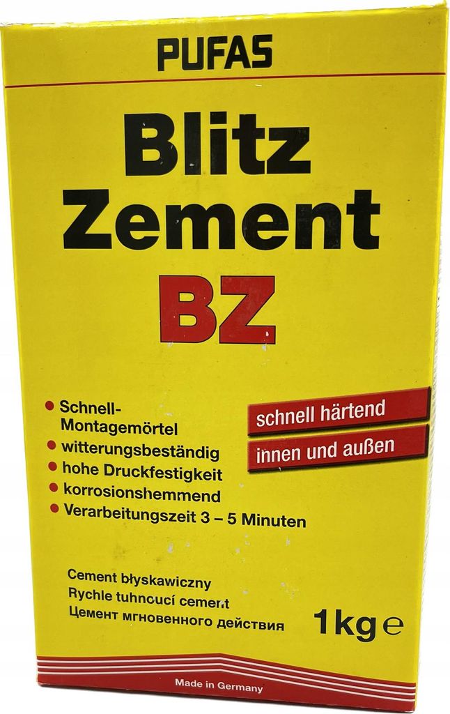 Pufas Sofortzement 1 kg Produktbild 