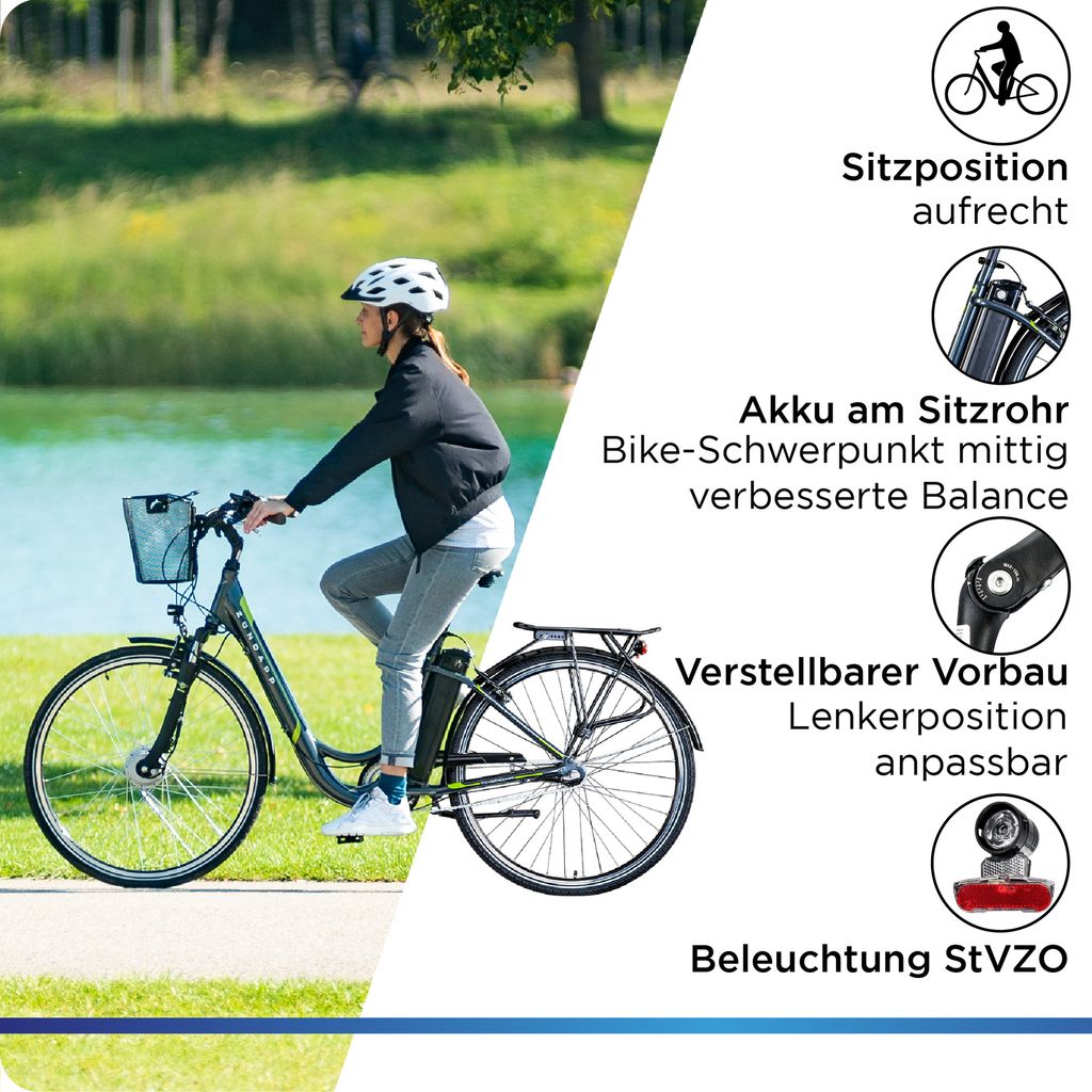 Zündapp Z510 E Bike 28 Zoll Damenfahrrad ab 155 cm mit 3 Produktbild 5