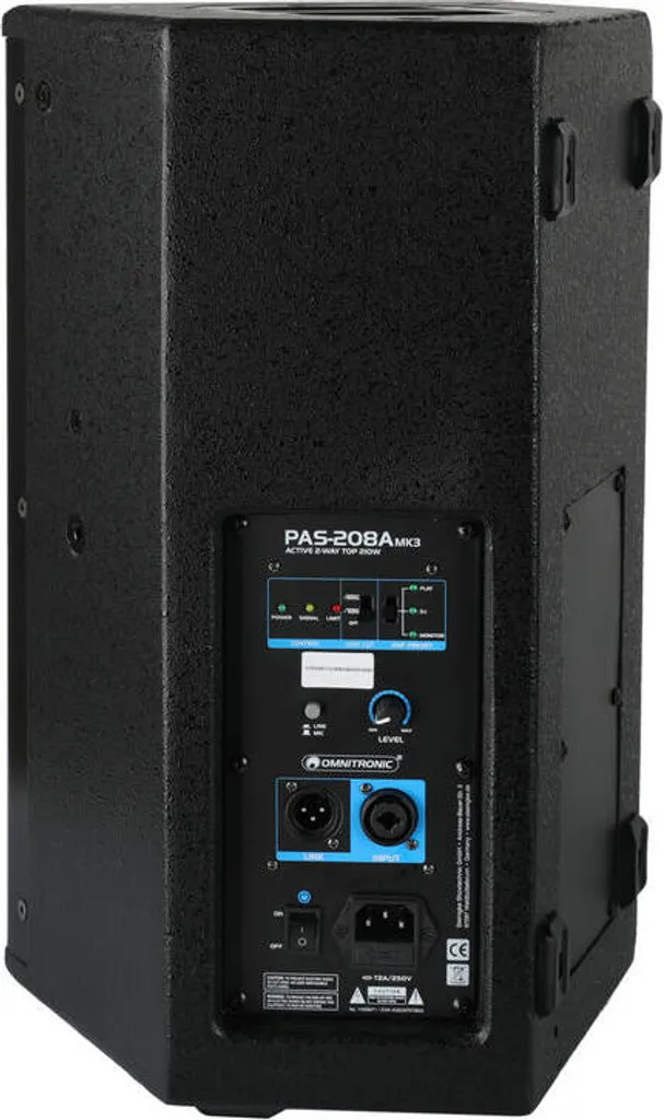 Solution audio pro : enceinte active Omnitronic PAS-208A MK3 avec DSP