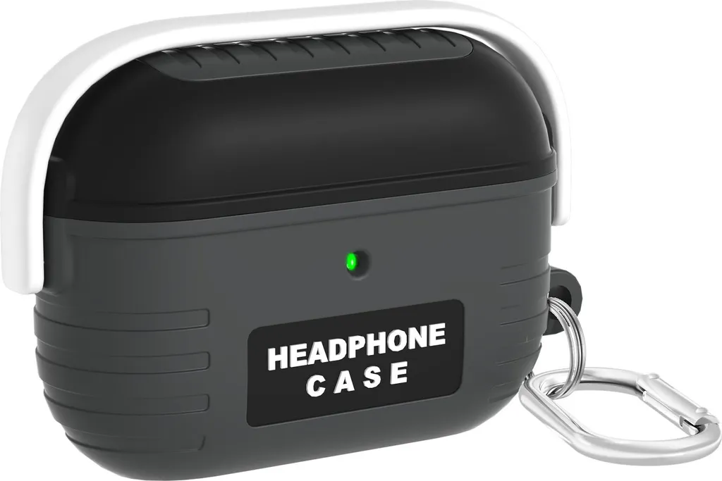 INF Custodia in silicone per Airpods Pro 2 Grigio scuro