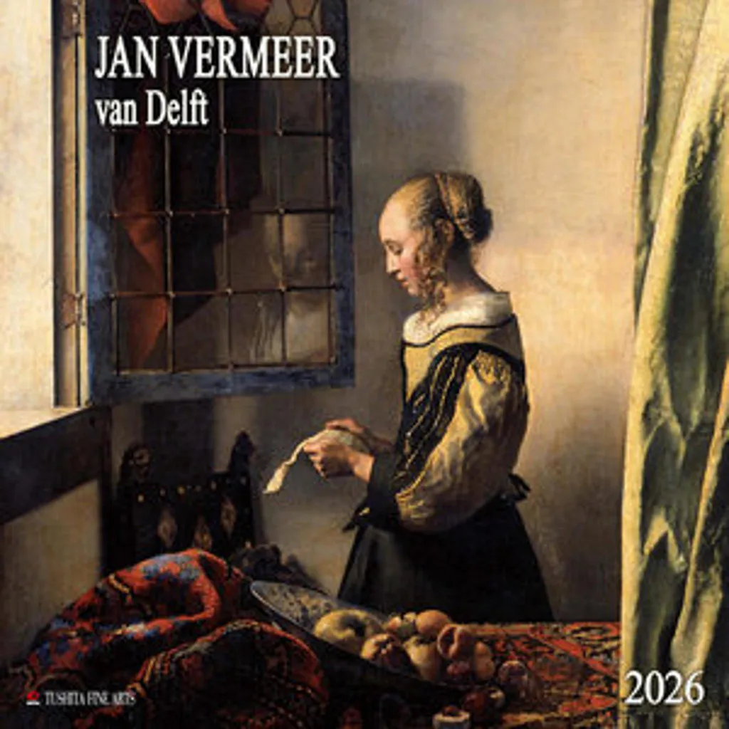Calendrier d'Art 2026 Vermeer de Delft - Grand Format Mural Illustré