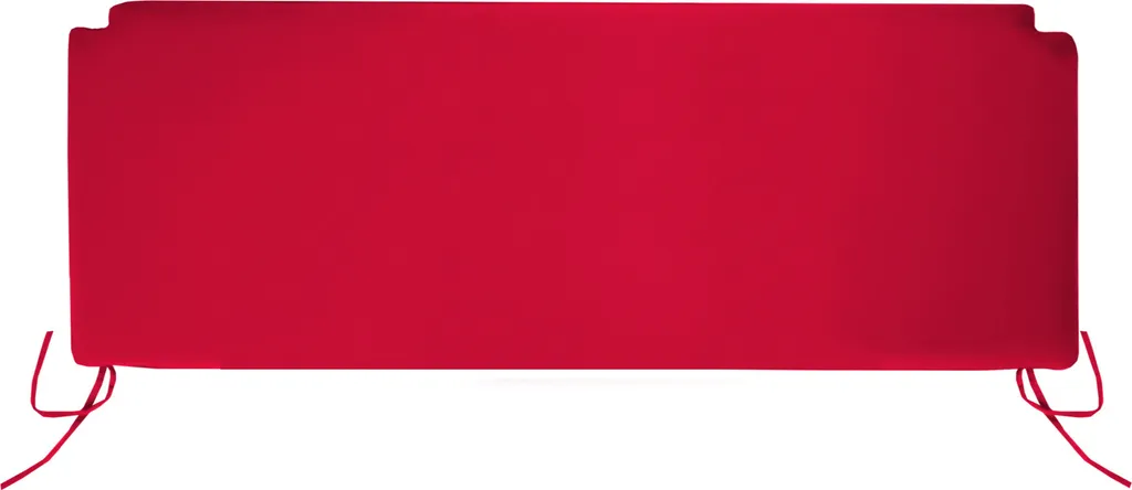 Coussin de banc 220 x 47 cm Teako Design Belluno - Rouge pour banc public