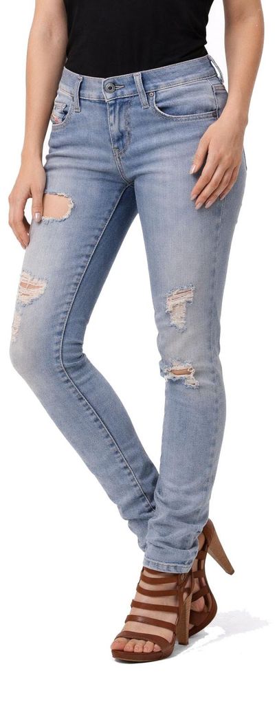 Diesel Grupee-RS R51Y8 Damen Jeans Hose Slim Skinny