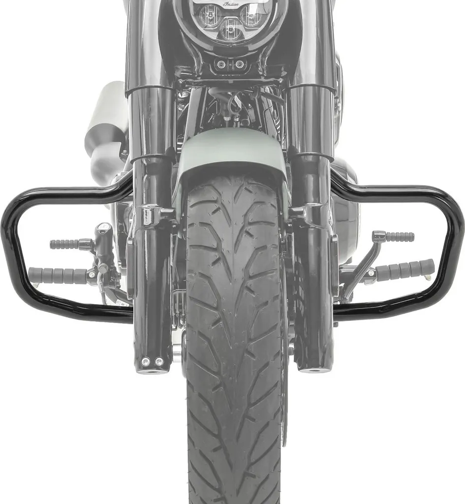 Arceau Mustache Indian Chief Dark Horse 21-25 CF2 32mm Pare-carter Noir