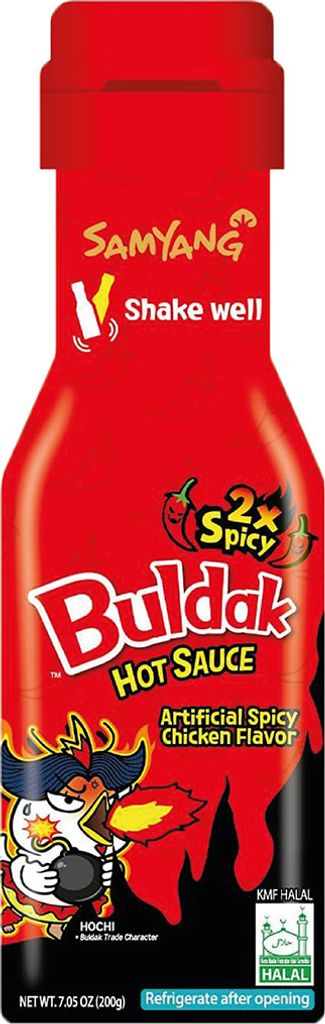 Buldak Extremely Spicy Hot Chicken Flavor Sauce, 200g Produktbild 1
