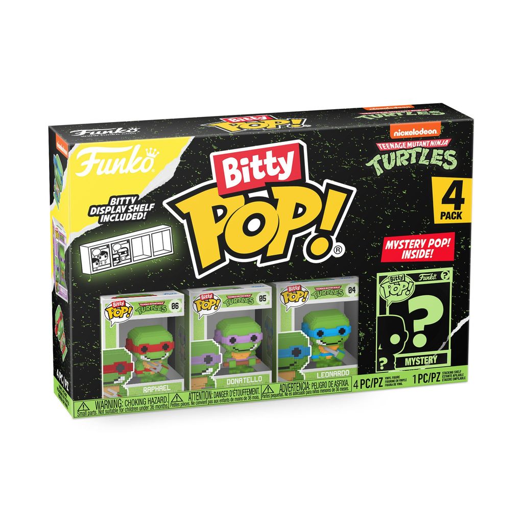 Teenage Mutant Ninja Turtles - Raphael Donatello Leonardo Bitty Pop! Funko