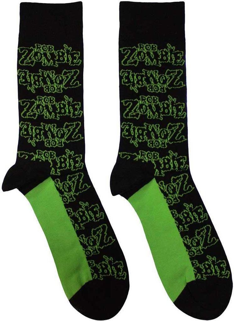 Rob Zombie - Socken für Herren/Damen Unisex RO11458 (40,5 EU - 45,5 EU) (Schwarz)