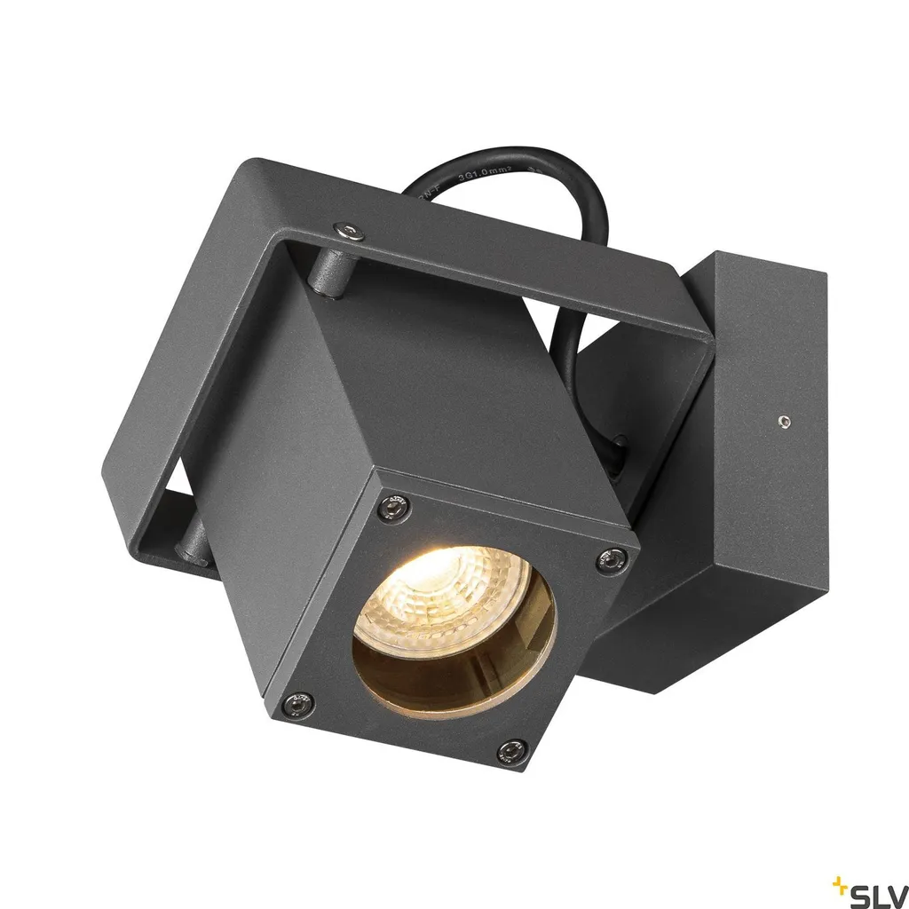 Applique Extérieure Orientable Anthracite THEO BRACKET CW QPAR51 - 3