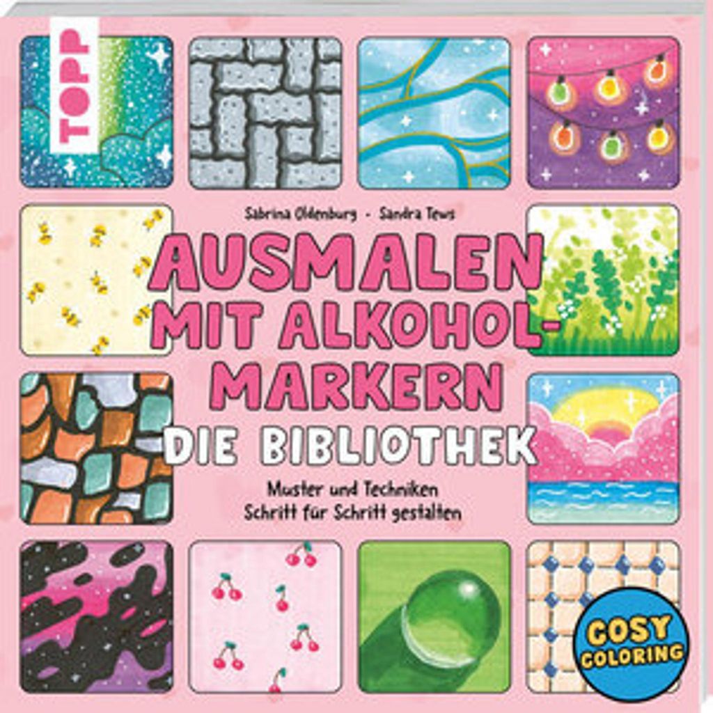 Ausmalen mit Alkoholmarkern - die Bibliothek Produktbild 