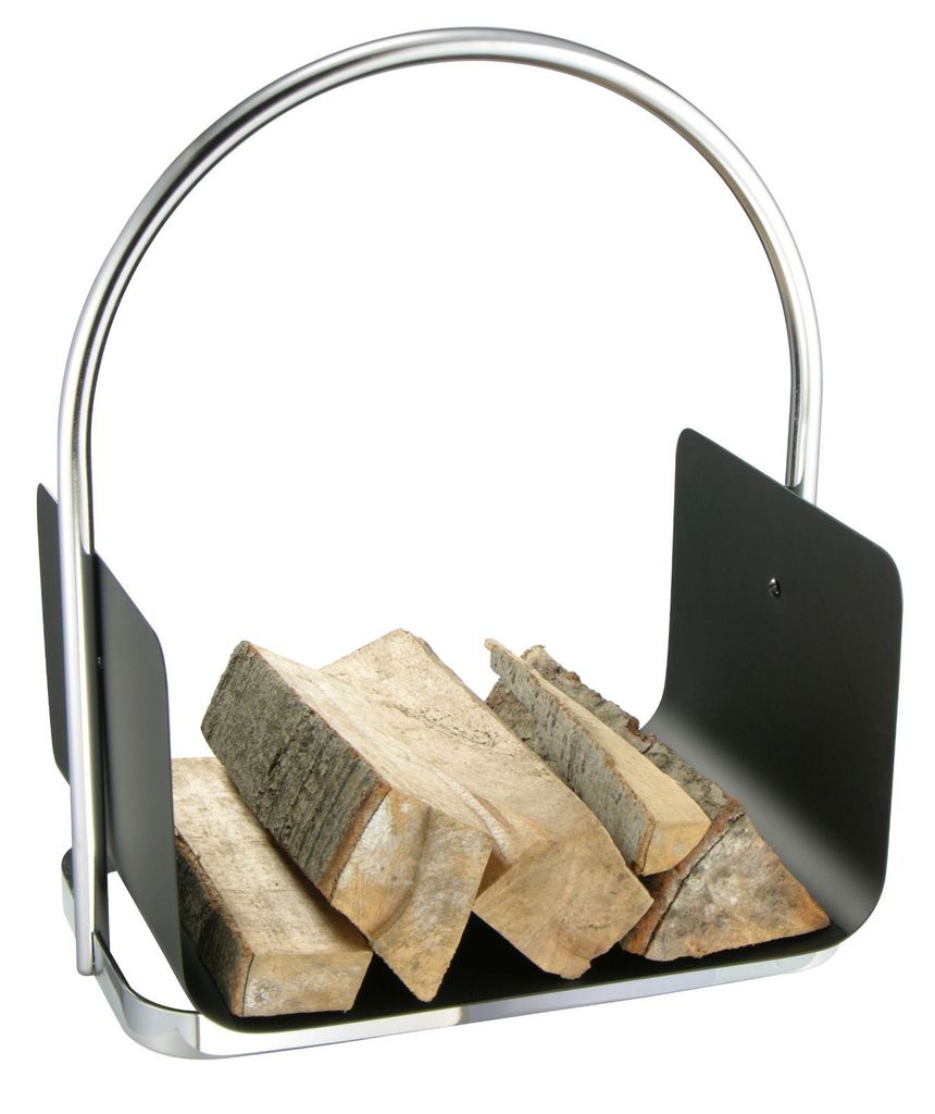 Kaminholz Tragekorb & Besteck Produktbild 2