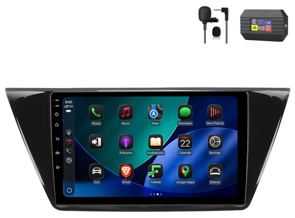 8+256GB Android Radio für VW Touran 2016-2018 CarPlay Produktbild 