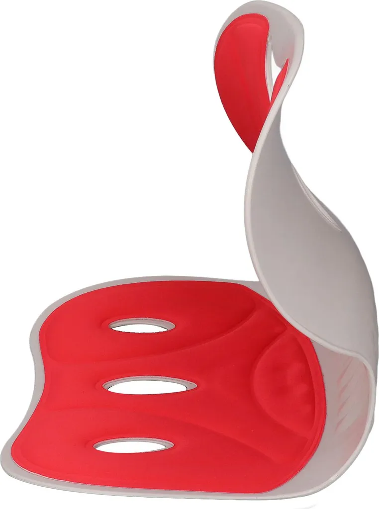 Soutien lombaire ergonomique rouge pour chaise de bureau et maison ERGO-01