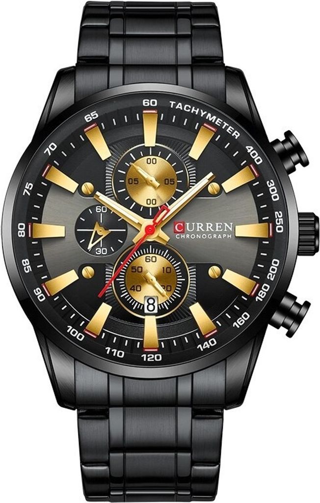 CURREN NA-14259 Uhr - Elegante Herrenuhr in Schwarz KP14259
