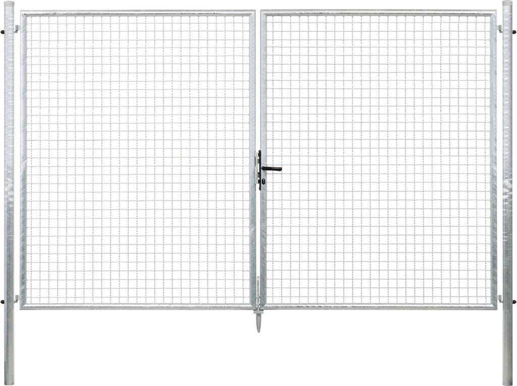 Alberts Wellengitter-Doppeltor mit Zubehör, Breite 300 cm, Produktbild 