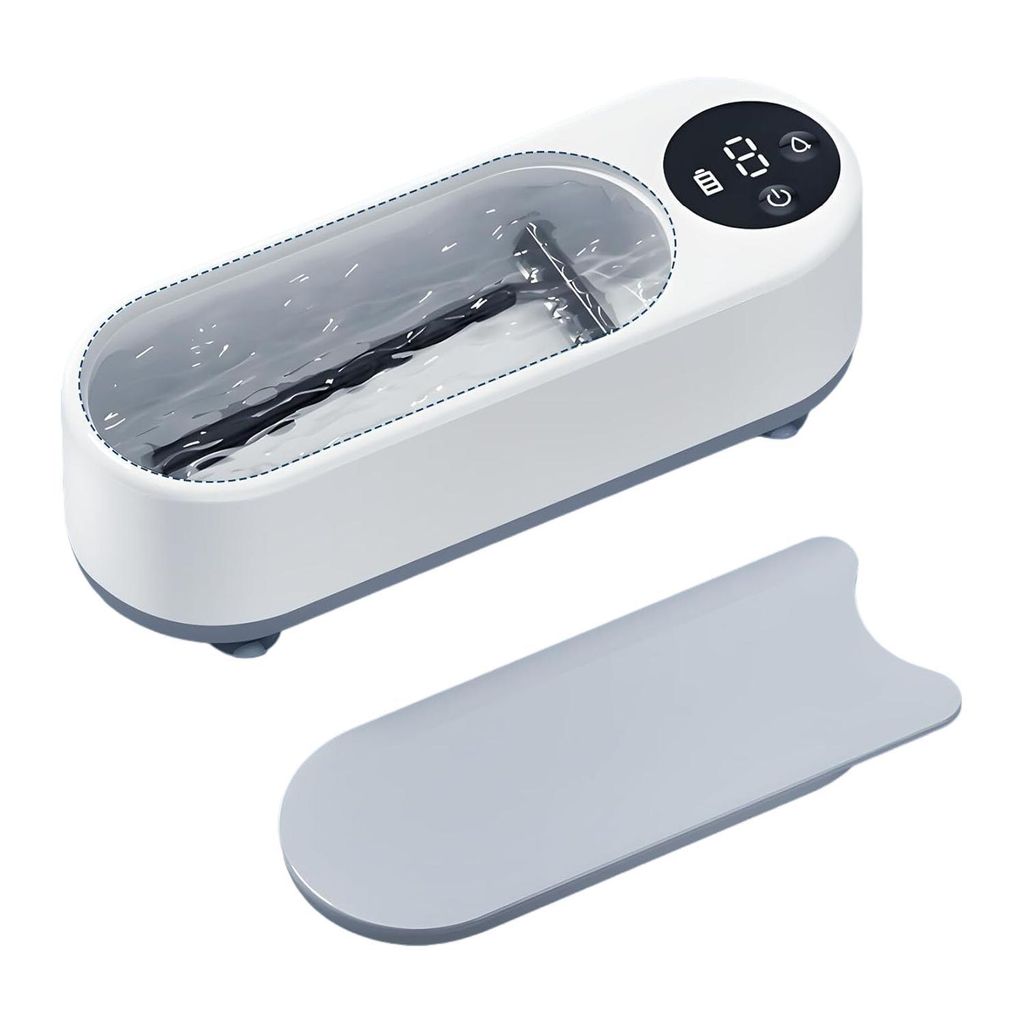 AIORBER Ultraschallreiniger 45kHz, Ultraschallreinigungsgerät Brille, Kabelloser Reiniger für Schmuck, Brillen & Uhren, USB-C, 380ml, 21,5×7,7×...