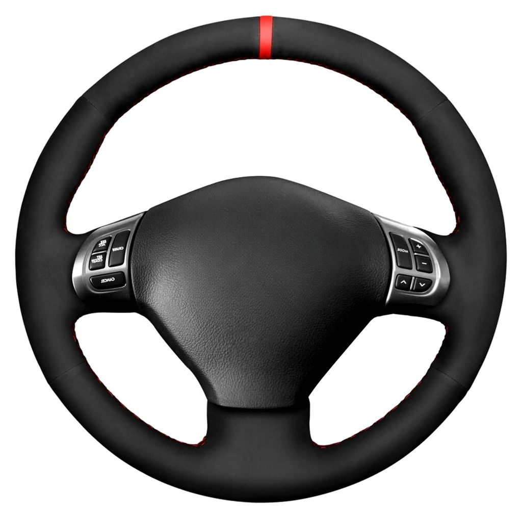 Lenkradbezug aus Leder für Subaru Forester 2008-2012 / Impreza 2008-2011 / Legacy 2008-2010 / Outback 2008-2009 / Impreza WRX (WRX STI) 2008-2014 ...
