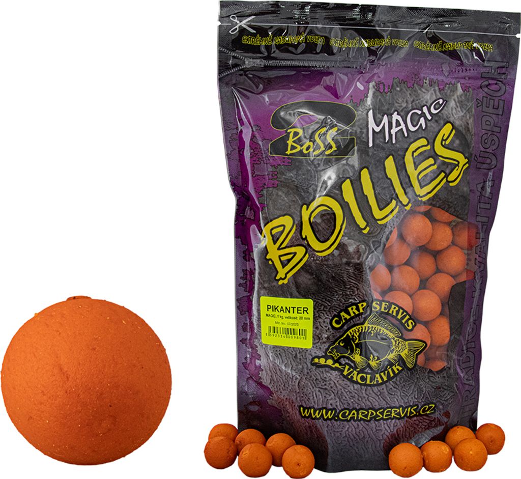 Karpfen Servis Václavík boilies Boss2 Magic Spicy 20mm 1088